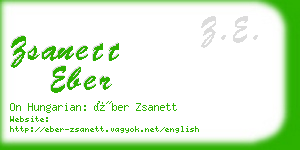 zsanett eber business card
